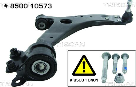 Triscan 8500 10573 - Рычаг подвески колеса parts5.com