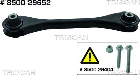 Triscan 8500 29652 - Rod / Strut, wheel suspension parts5.com