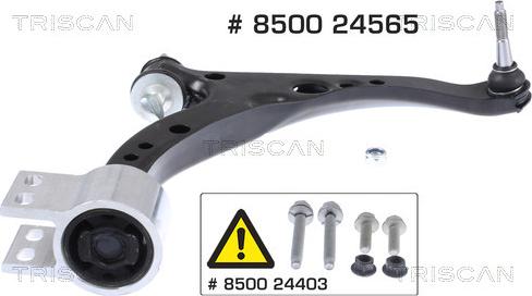 Triscan 8500 24565 - Рычаг подвески колеса parts5.com