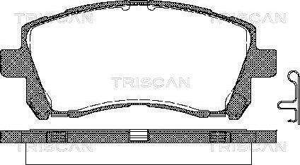 IRQ AUTOMOTIVE 905377 - Тормозные колодки, дисковые, комплект parts5.com