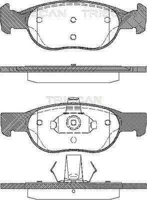 FMSI-VERBAND D2339-9574 - Тормозные колодки, дисковые, комплект parts5.com