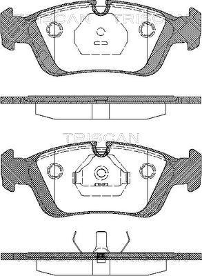 INTERBRAKE DP7725 - Тормозные колодки, дисковые, комплект parts5.com