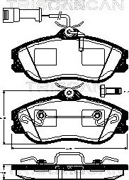 KRAFT AUTOMOTIVE 6000030 - Тормозные колодки, дисковые, комплект parts5.com