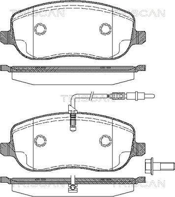 TRUPART DP11556RS - Тормозные колодки, дисковые, комплект parts5.com