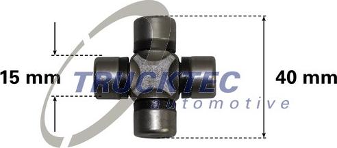 Trucktec Automotive 02.34.033 - Шарнир, колонка рулевого управления parts5.com