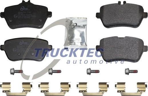 Trucktec Automotive 02.35.510 - Тормозные колодки, дисковые, комплект parts5.com