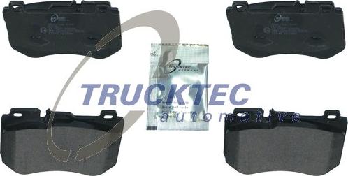 Trucktec Automotive 02.35.520 - Тормозные колодки, дисковые, комплект parts5.com