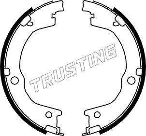 Trusting 049.165 - Комплект тормозов, ручник, парковка parts5.com