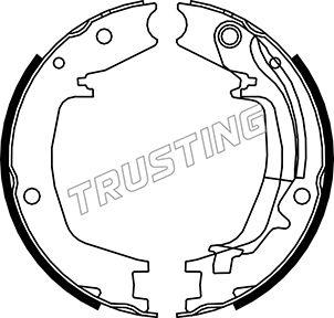 Trusting 046.215Y - Комплект тормозов, ручник, парковка parts5.com