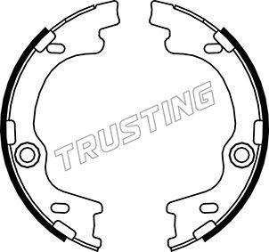 Trusting 046.221 - Комплект тормозов, ручник, парковка parts5.com