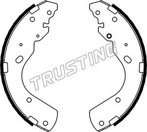 Trusting 040.156 - Juego de zapatas de frenos parts5.com