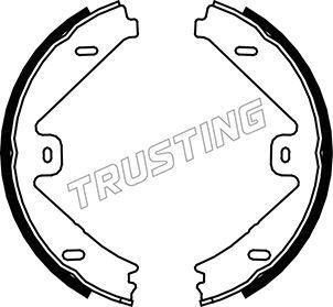 Trusting 052.137 - Комплект тормозов, ручник, парковка parts5.com