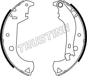 Trusting 034.105Y - Комплект тормозных колодок, барабанные parts5.com