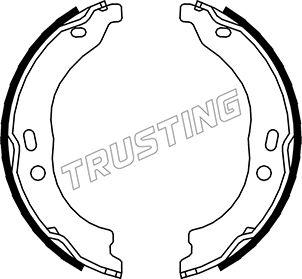 Trusting 034.118 - Комплект тормозов, ручник, парковка parts5.com