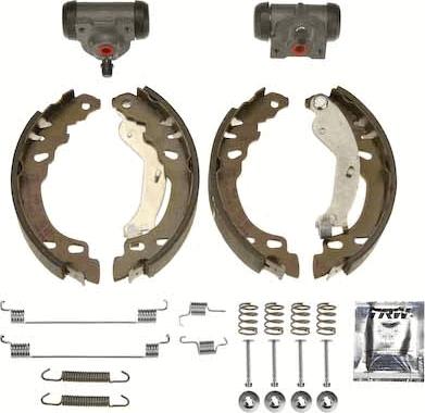 TRW BK1767 - Комплект тормозных колодок, барабанные parts5.com