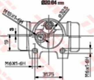 TRW BWF119 - Колесный тормозной цилиндр parts5.com