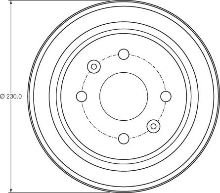 TRW DB4442 - Тормозной барабан parts5.com