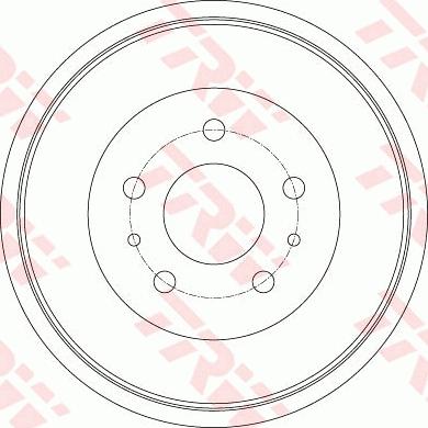 TRW DB4427 - Тормозной барабан parts5.com