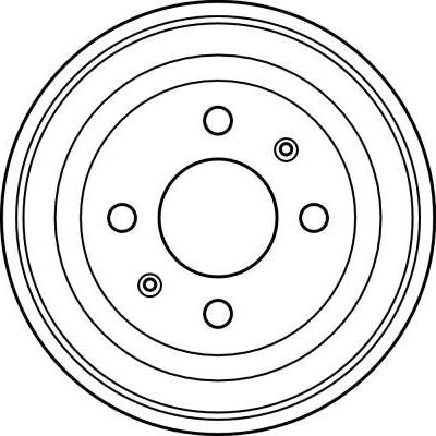 TRW DB4013 - Тормозной барабан parts5.com