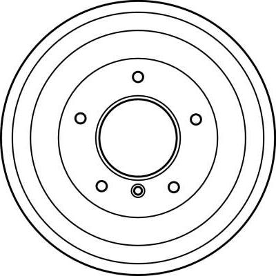 TRW DB4108 - Тормозной барабан parts5.com