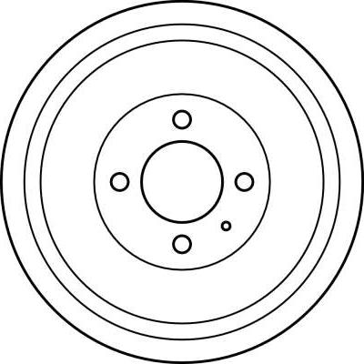 TRW DB4300 - Тормозной барабан parts5.com