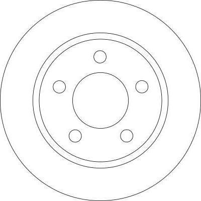 TRW DF4419 - Тормозной диск parts5.com