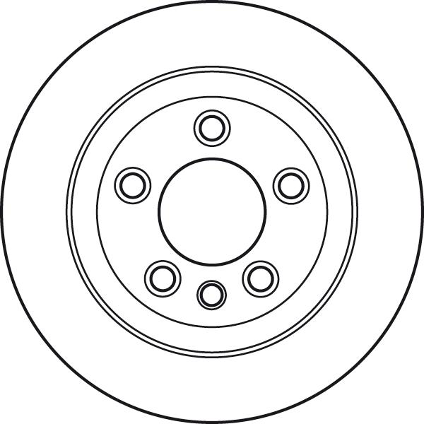 TRW DF4487S - Тормозной диск parts5.com