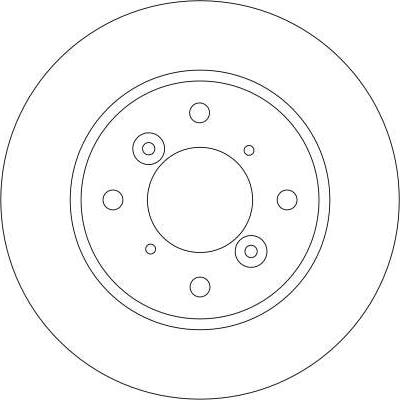 TRW DF4435 - Тормозной диск parts5.com