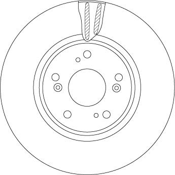 TRW DF4432S - Тормозной диск parts5.com