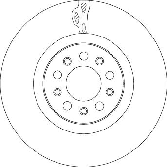 TRW DF4478S - Тормозной диск parts5.com