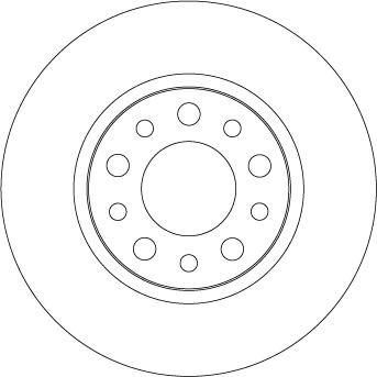 TRW DF4477 - Тормозной диск parts5.com