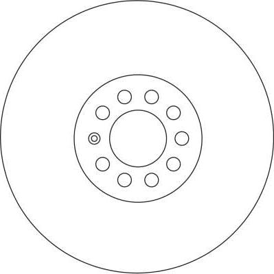 TRW DF4064 - Тормозной диск parts5.com