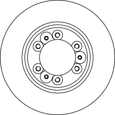 TRW DF4029 - Тормозной диск parts5.com