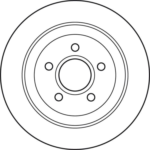 TRW DF4875 - Тормозной диск parts5.com