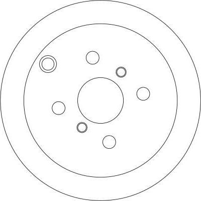 TRW DF4335 - Тормозной диск parts5.com