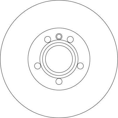 TRW DF4323 - Тормозной диск parts5.com