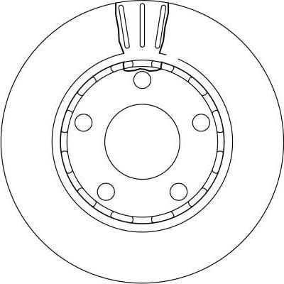 TRW DF4210 - Тормозной диск parts5.com