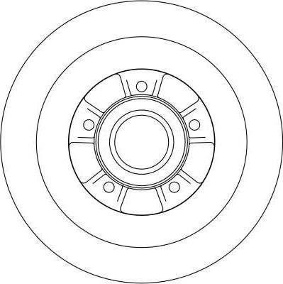 TRW DF4228 - Тормозной диск parts5.com