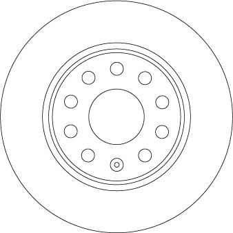 TRW DF6952 - Тормозной диск parts5.com