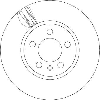 TRW DF6964 - Тормозной диск parts5.com