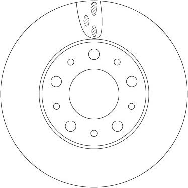 TRW DF6918S - Тормозной диск parts5.com