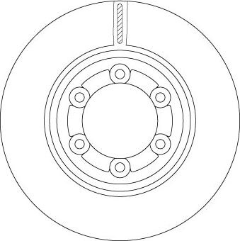 TRW DF6984 - Тормозной диск parts5.com