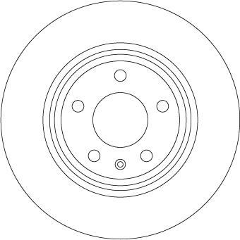 TRW DF6981S - Тормозной диск parts5.com