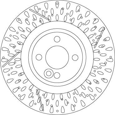 TRW DF6930S - Тормозной диск parts5.com