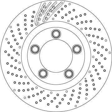 TRW DF6542S - Тормозной диск parts5.com