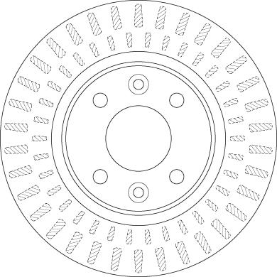 TRW DF6534 - Тормозной диск parts5.com