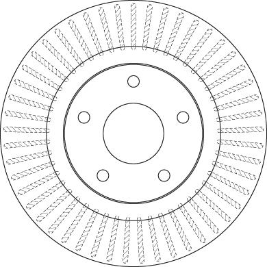 TRW DF6533 - Тормозной диск parts5.com