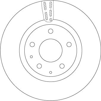 TRW DF6575 - Тормозной диск parts5.com