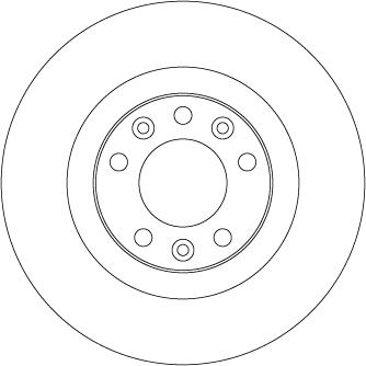 TRW DF6667 - Тормозной диск parts5.com