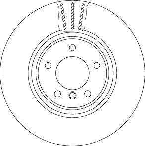 TRW DF6609S - Тормозной диск parts5.com